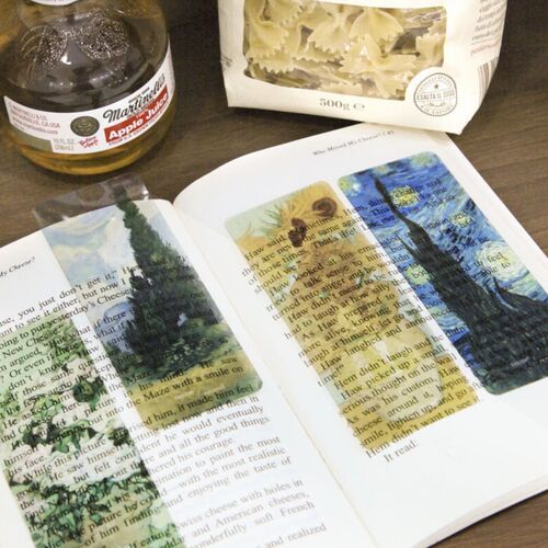 4pcs Gogh & Monet Bookmark Set - Image 4