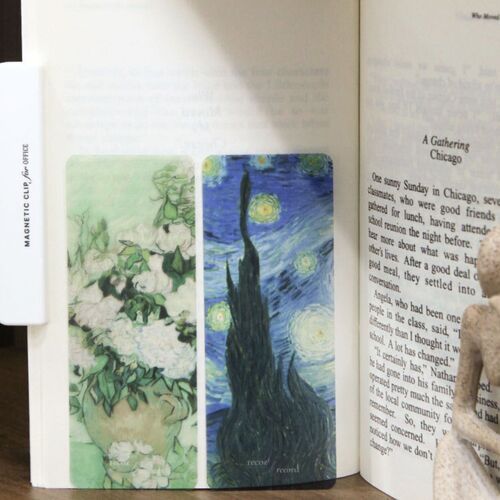 4pcs Gogh & Monet Bookmark Set - Image 14