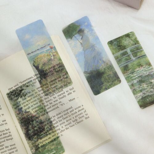 4pcs Gogh & Monet Bookmark Set - Image 15