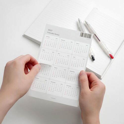 2027 Calendar Sticker