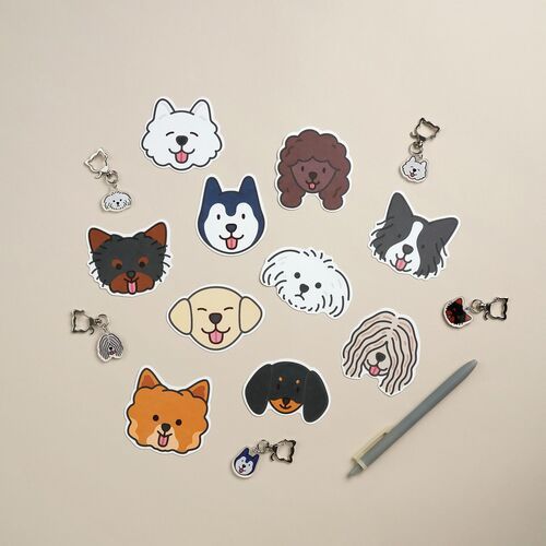 Mini Dog Face Card - Image 5