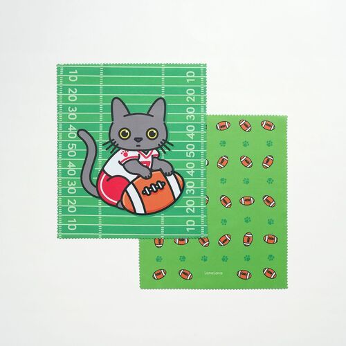 Lana & Tuxedo Cat Sports Screen Cloth - Image 3