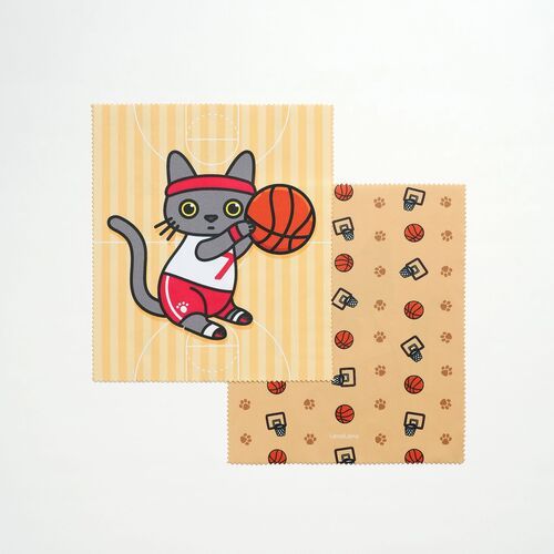 Lana & Tuxedo Cat Sports Screen Cloth - Image 5