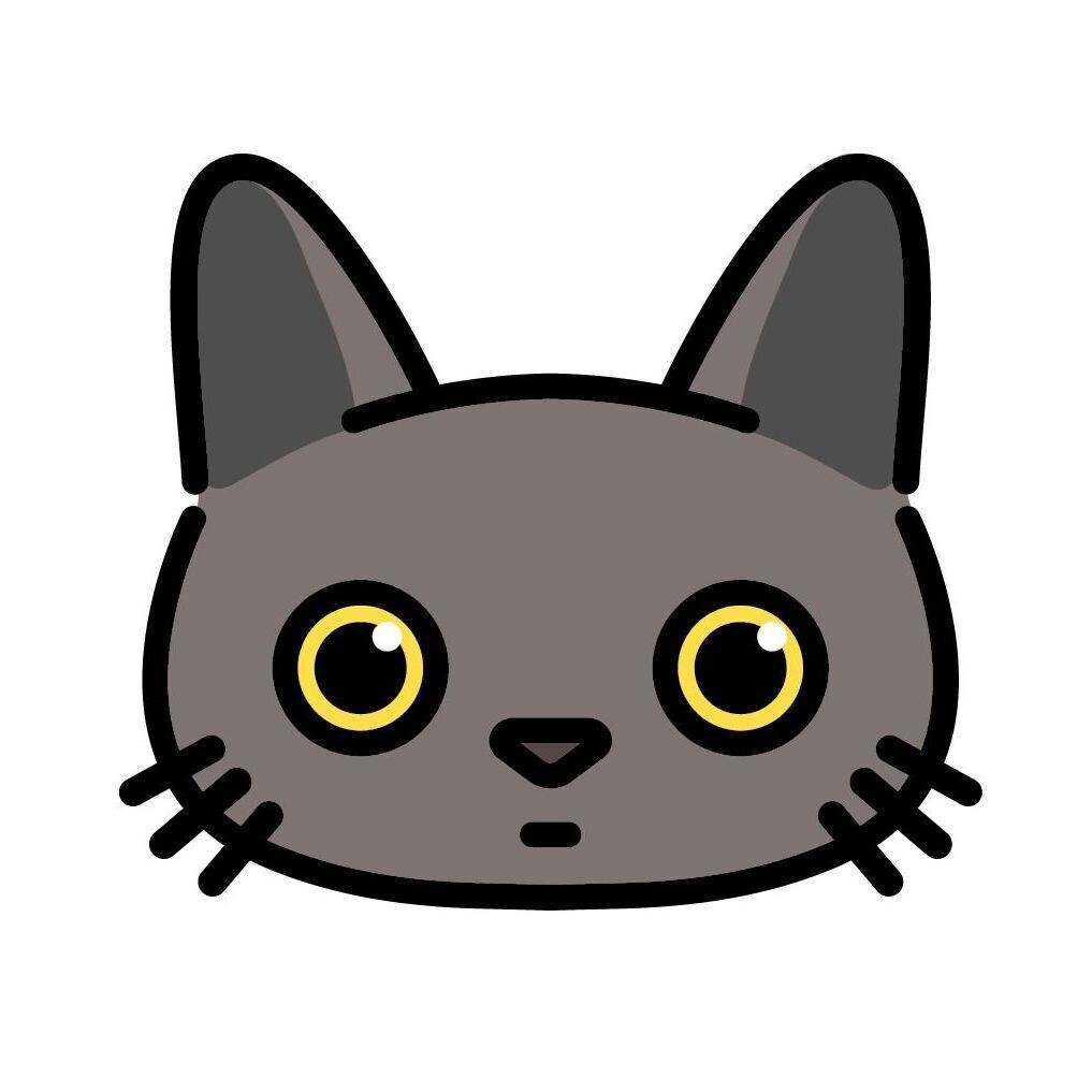10pcs Mini Cat Face Card Set, Set 01 Lana Cat
