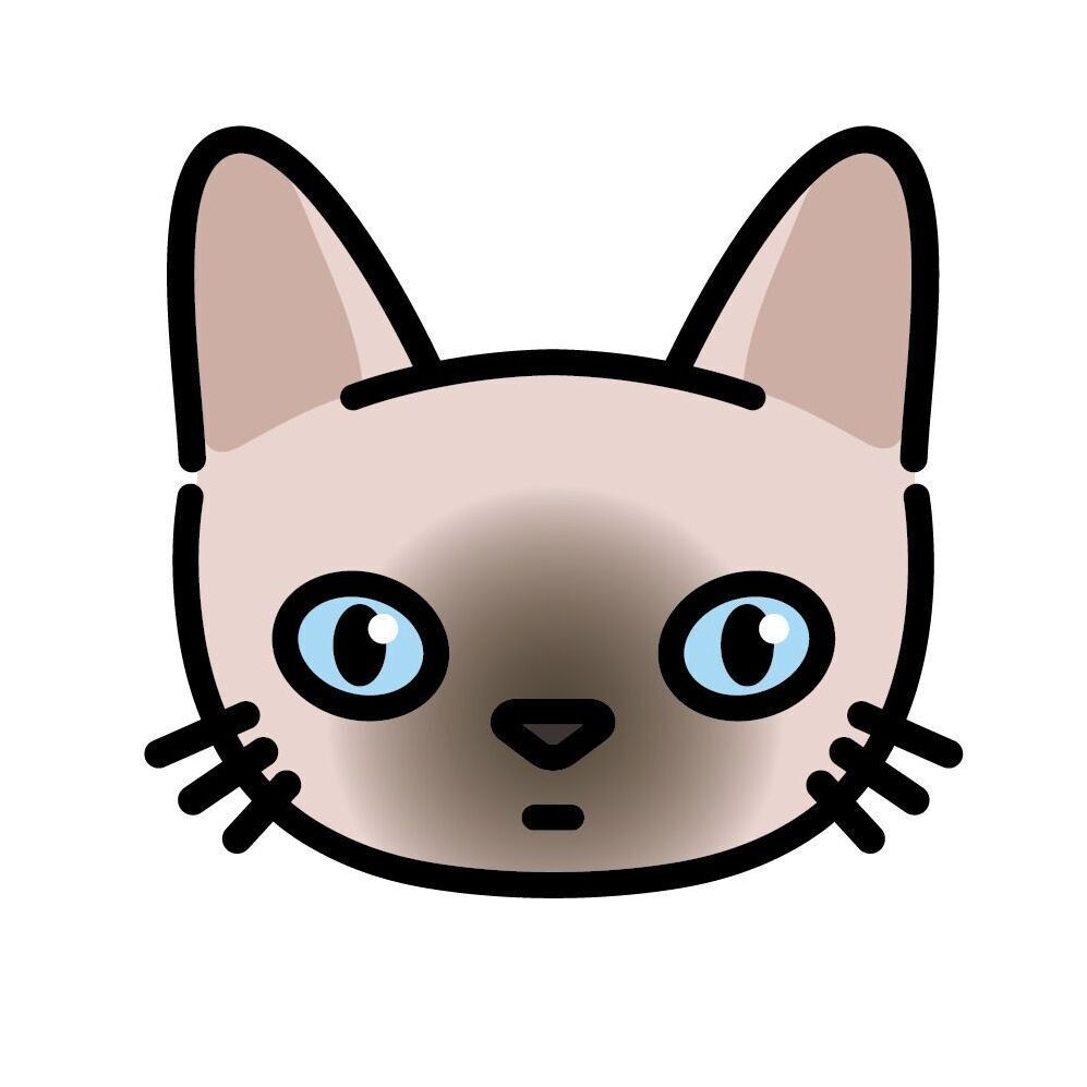 10pcs Mini Cat Face Card Set, Set 06 Sphynx