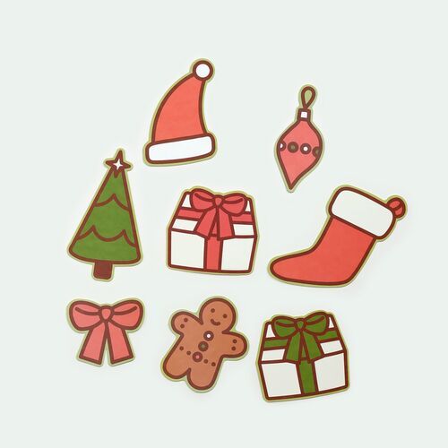 10pcs Christmas Mini Card Set - Image 1