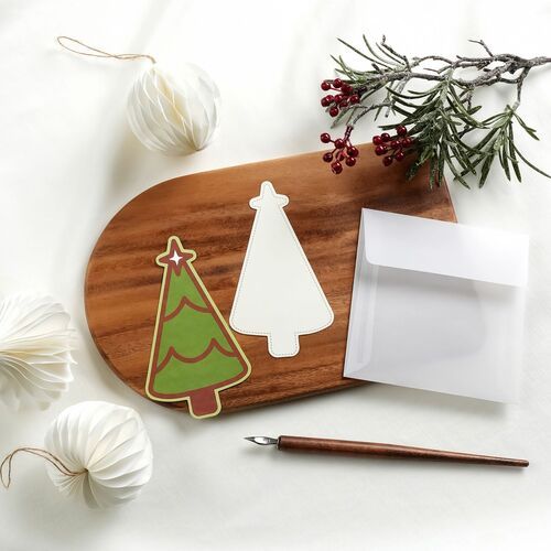 10pcs Christmas Mini Card Set - Image 5