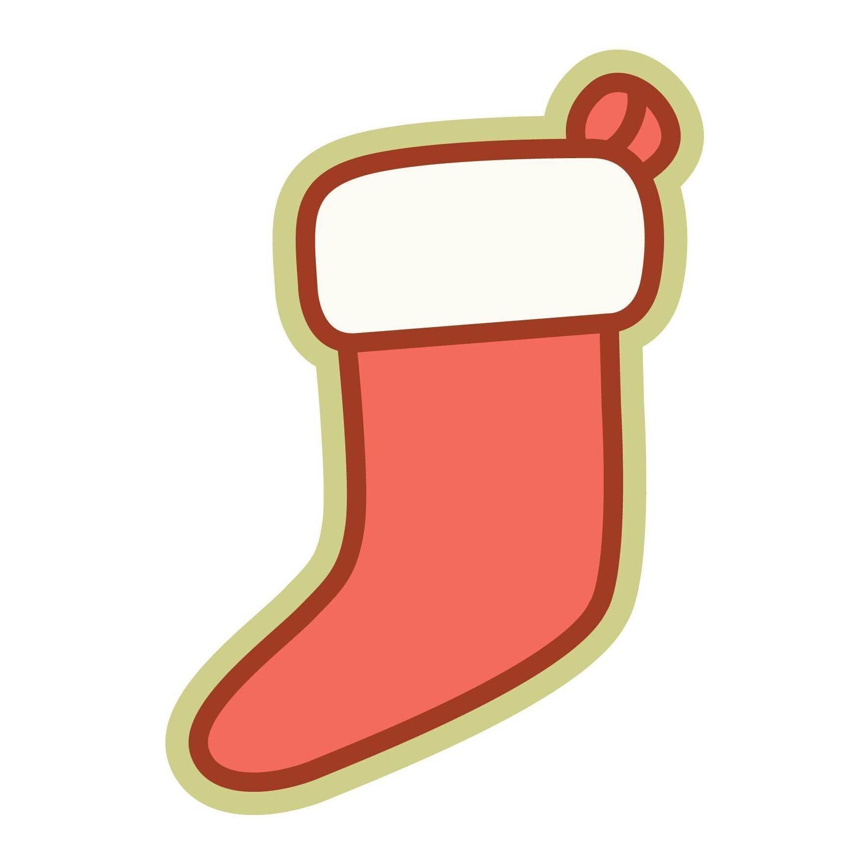 10pcs Christmas Mini Card Set, Set 02 Stocking