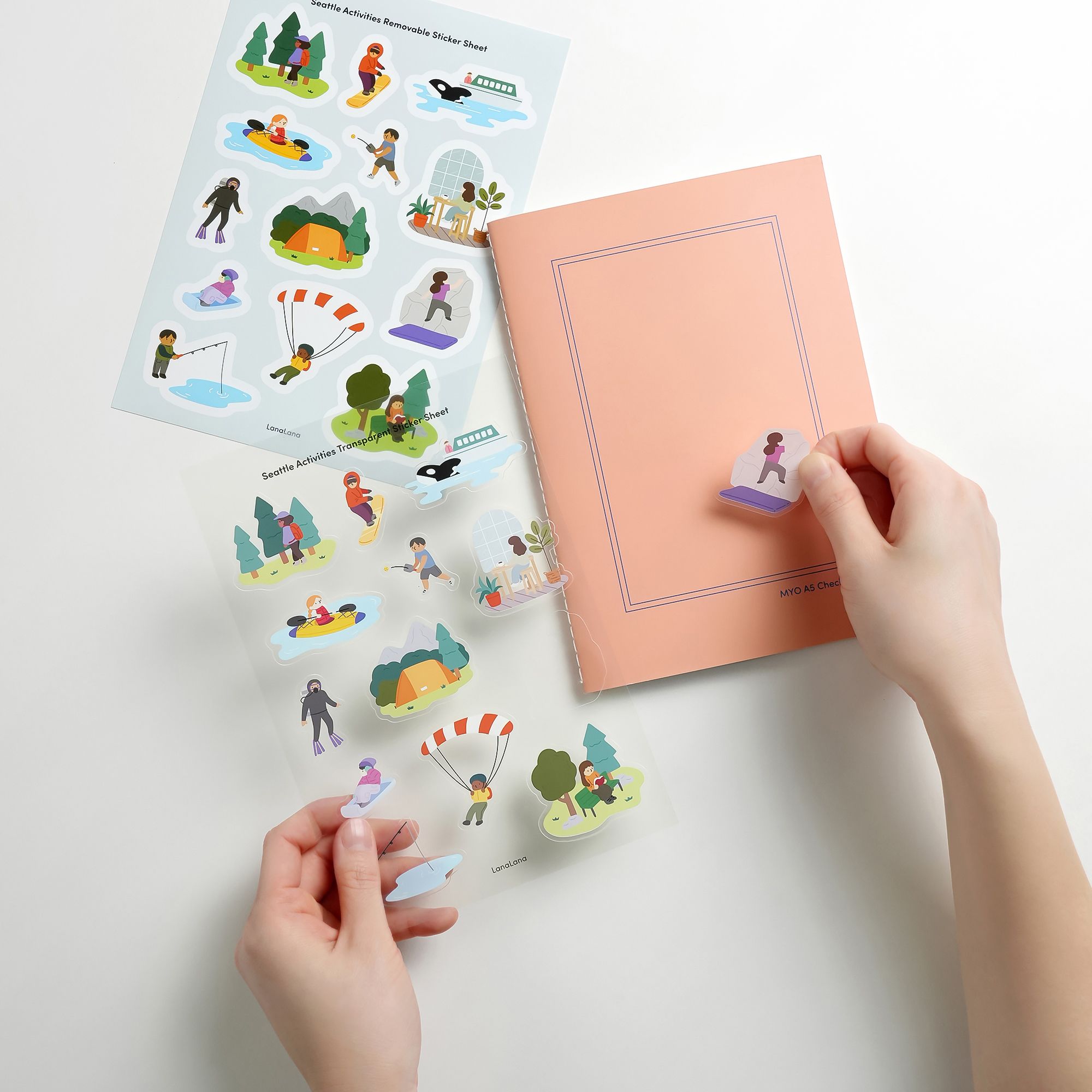 Core Activities Sticker MochiThings: Seattle Activities Deco Sticker