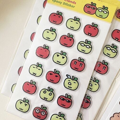 Little Friends Epoxy Sticker - Image 2