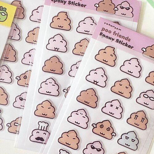 Little Friends Epoxy Sticker - Image 3