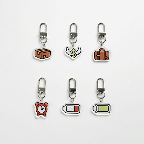 Daily Routine Acrylic Key Ring - Image 5