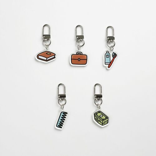Daily Routine Acrylic Key Ring - Image 6