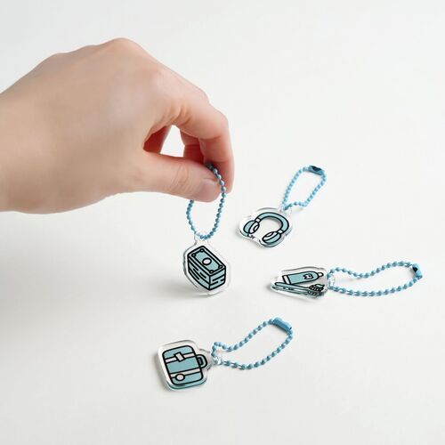 Daily Mono Acrylic Key Chain