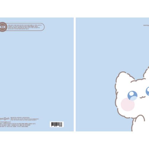 Kawaii Cat & Puppy Lined Notebook - Image 4