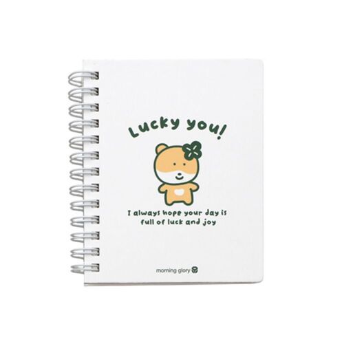 Lucky Friends Mini Spiral Lined Notebook v2 - Image 2