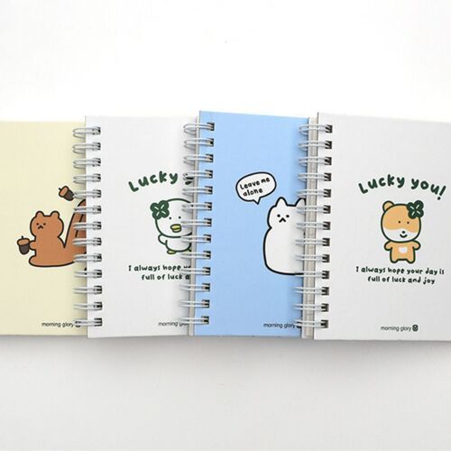 Lucky Friends Mini Spiral Lined Notebook v2 - Image 8