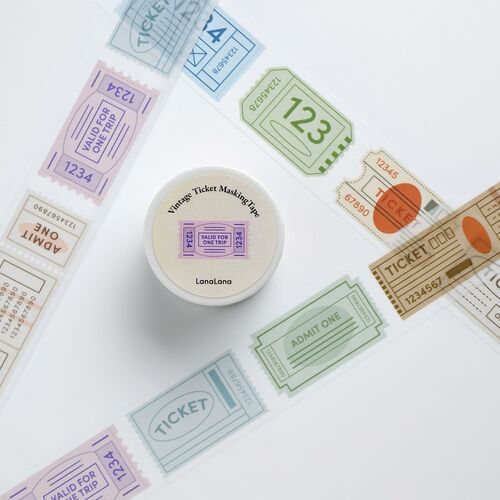 Vintage Ticket Masking Tape
