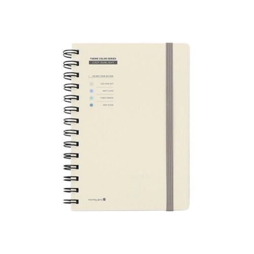 Small Pastel Spiral Lined Band Notebook v2 - Image 2