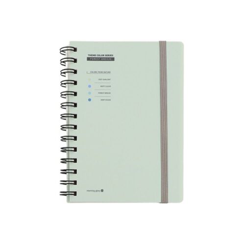 Small Pastel Spiral Lined Band Notebook v2 - Image 4