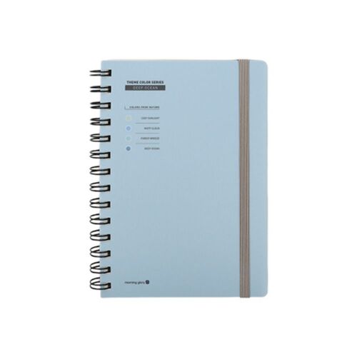 Small Pastel Spiral Lined Band Notebook v2 - Image 3