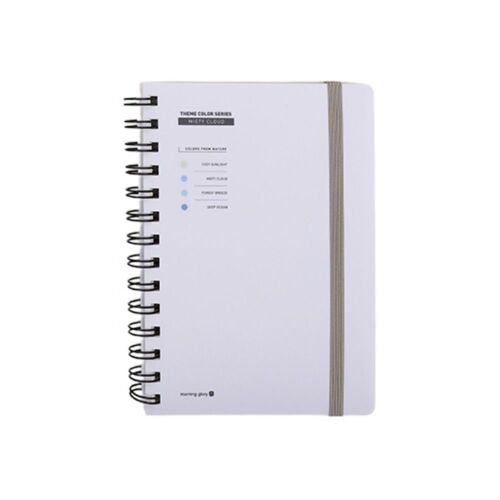 Small Pastel Spiral Lined Band Notebook v2 - Image 5