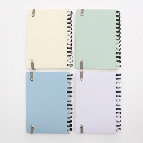 Small Pastel Spiral Lined Band Notebook v2 - Image 6
