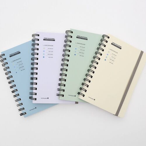 Small Pastel Spiral Lined Band Notebook v2 - Image 7