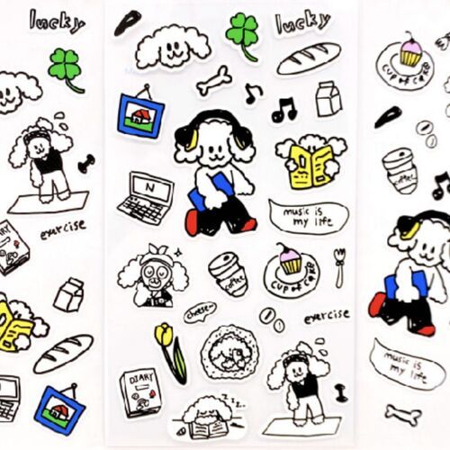 Animal Friends Drawing Sticker
