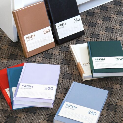 Prism B6 280p Hardcover Grid Notebook v3 - Image 18