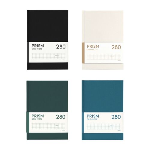 Prism B6 280p Hardcover Grid Notebook v3 - Image 20