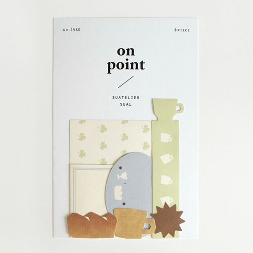 8pcs Coffee On Point Sticker Set - Image 11