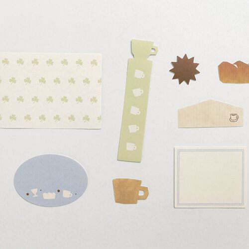 8pcs Coffee On Point Sticker Set - Image 2