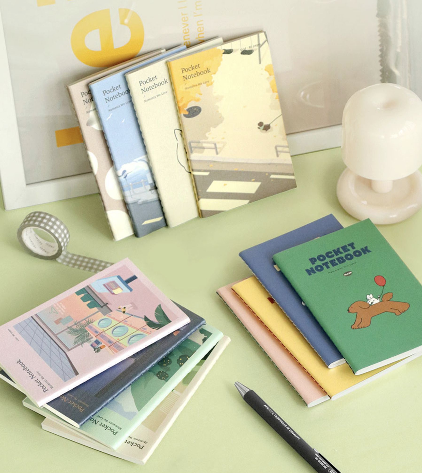 MochiThings: Calm Days Pocket Grid Notebook