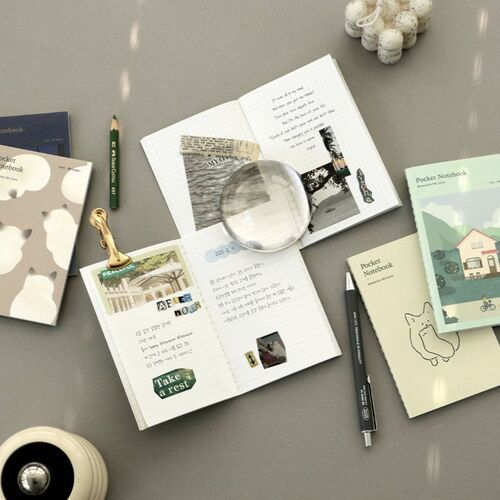 Calm Days Pocket Grid Notebook - Image 14