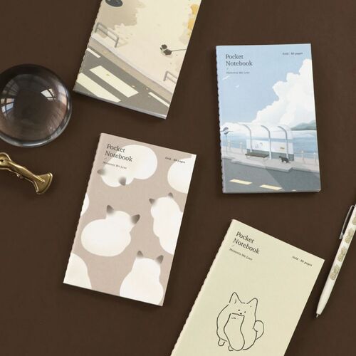 Calm Days Pocket Grid Notebook - Image 15