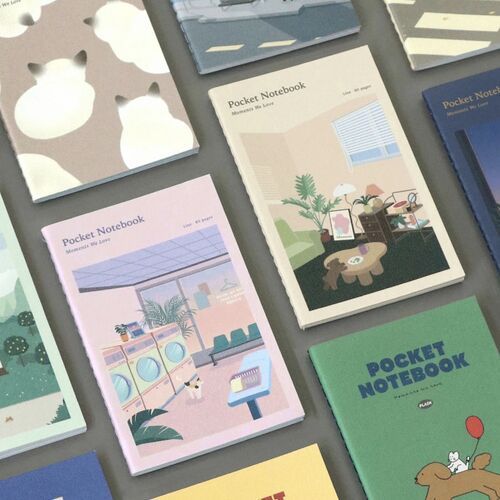 Calm Days Pocket Grid Notebook - Image 12