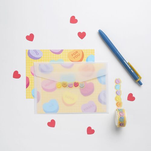 2pcs Heart Card & Envelope Set - Image 2