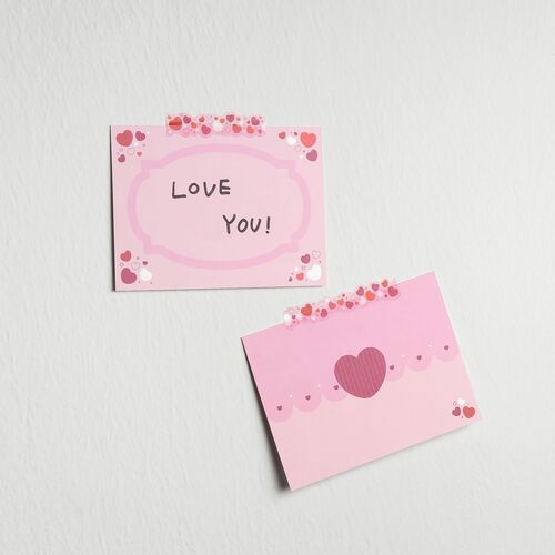 2pcs Heart Card & Envelope Set - Image 3