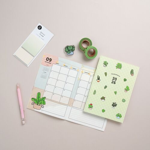 Houseplant 2026 Monthly Stationery Gift Set (7pcs) - Image 14