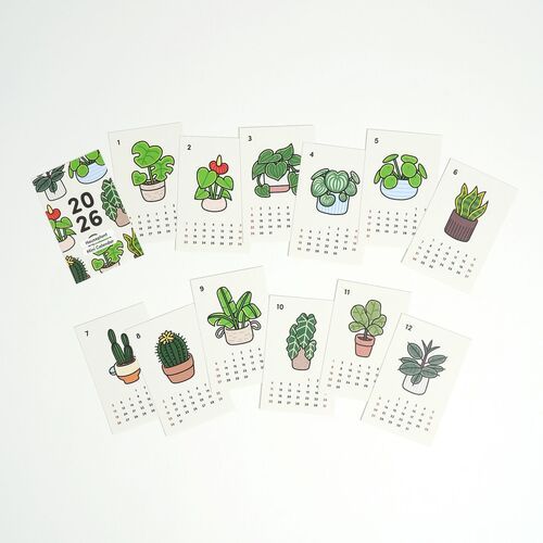 Houseplant 2026 Monthly Stationery Gift Set (7pcs) - Image 7