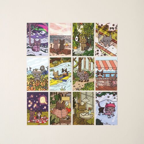 Lana Cat 2026 Monthly Stationery Gift Set (8pcs) - Image 14