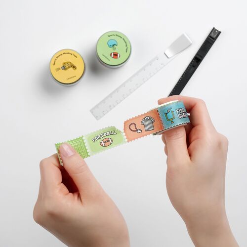 Sports Stamp Masking Tape - Image 2