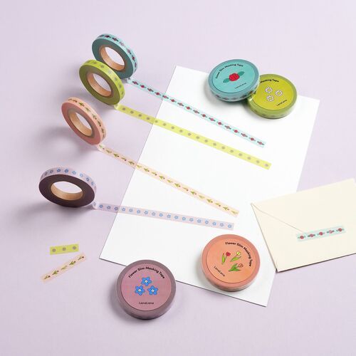 Flower Slim Masking Tape