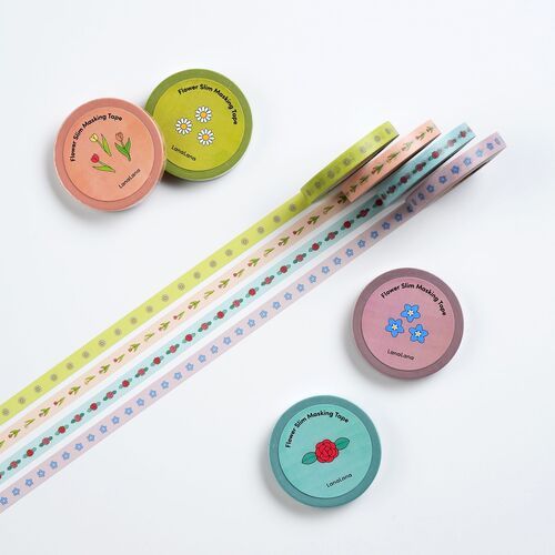 Flower Slim Masking Tape - Image 10