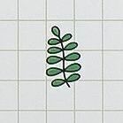 MYO Basic A5 Paper Sheets, Lime Leaf Grid (50 Sheets)