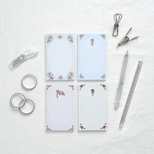 6pcs Blooming Garden Sticky Note Set - Image 9