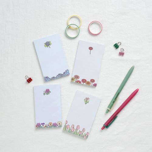 6pcs Blooming Garden Sticky Note Set - Image 11