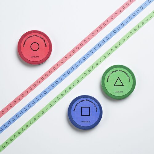 Geometric Shapes Slim Masking Tape - Image 1