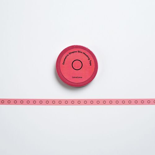 Geometric Shapes Slim Masking Tape - Image 4